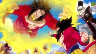 Dragon Ball Heroes JM7 Super Saiyan 4 Broly Opening HD [upl. by Kikelia]