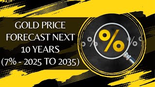 Gold Price Forecast Next 10 Years  Estimating a Rate of Return of 7 Per Year 2025 to 2035 [upl. by Lledyr]