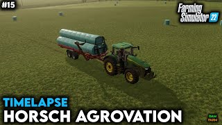 Baling grass silage bale collection amp silage bale sales  FS22 Timelapse Horsch AgroVation  15 [upl. by Nam]