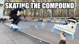 Great Session at the Compound  Aggressive Inline Skating [upl. by Helban]