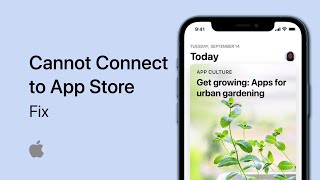 How to Fix Cannot Connect to App Store in iPhoneiOS  app store not working [upl. by Ainirtak]