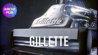 Publicité rasoir Gillette ContourPlus la perfection au masculin  1989 [upl. by Ahtnama670]