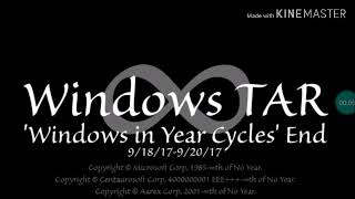 Hidden Windows TAR Windows In Year Cycles End Startup Sound [upl. by Brathwaite]