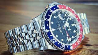 ROLEX GMTMASTER 16700 ジュビリーブレスレットに換装しました。 ロレックス GMTMASTER gmtマスター アバルト [upl. by Haonam]