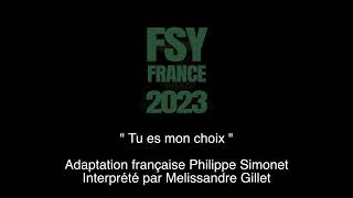 Tu es mon choix ALBUM FSY FRANCE 2023 [upl. by Nama]