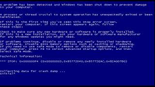 windows 7 bsod [upl. by Ahtaga]