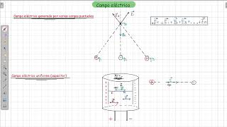 12 Campo eléctrico en un capacitor [upl. by Eneroc908]