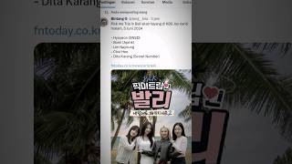 Akhirnya Pick Me Trip tayang malam ini guys Dita Ditakarang 디타 시크릿넘버 secretnumber [upl. by Ahsyle542]