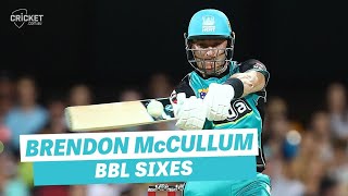 Every one of Brendon McCullums BBL sixes [upl. by Juni]