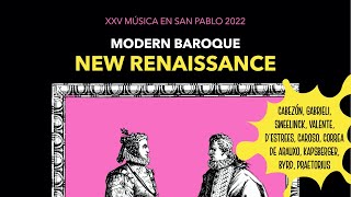 Modern Baroque  New Renaissance Concert extracts [upl. by Eninnaej]