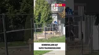 BOMBENALARM auf RapidTrainingsgelände 😱⚽shorts [upl. by Theta]