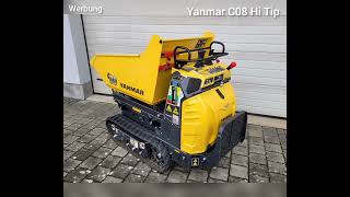 YANMAR C08 Kettendumper HITIP Hochkipper Cormidi C85 Diesel LN100E Japaner [upl. by Zulaledairam]