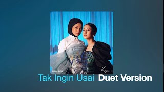 Tak Ingin Usai Duet Version  Keisya Levronka amp Nabila Razali Karaoke [upl. by Dyun]