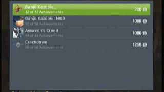 BanjoKazooie XBLA 200200 Achievement Glitch PostNXE [upl. by Shuman]