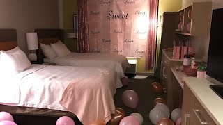 Sweet 16 Hotel Sleepover Set Up [upl. by Otrebmal]