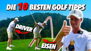 DIE 10 BESTEN GOLF TIPPS 🥇🏆🏌️ [upl. by Erialb]