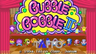 Bubble Bobble II Arcade Two Players  HD [upl. by Oiramrej]