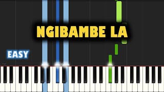 Mthunzi  Ngibambe La ft Claudio x Kenza  EASY PIANO TUTORIAL by SAPiano [upl. by Imhskal]