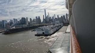 Norwegian Prima  Cruise ship arriving in New York City Pier 90 April 2024 [upl. by Sirdna]