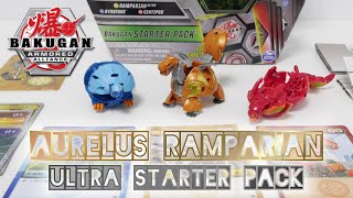 AURELUS RAMPARIAN ULTRA STARTER PACK  Bakugan Armored Alliance  BAKUGAN UNBOX [upl. by Hance579]