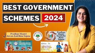 Best Government Schemes in 2024  TOP 6 Government Sponsored Plans  Gurleen Kaur Tikku [upl. by Elleiand]