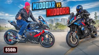 2024 BMW M1000XR vs M1000RR  Street RACE amp REVIEW [upl. by Jardena]