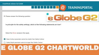 Chartworld E globe G 2Ecdis exam assistance [upl. by Northrup]