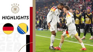 GoalFestival amp Wirtz Brace  Germany vs BosniaHerzegovina  Highlights Nations League [upl. by Wileen]