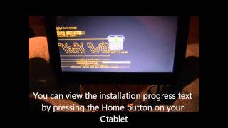 Viewsonic Gtablet Install TNT Lite 500 after restore to 3588 [upl. by Nnarefinnej532]