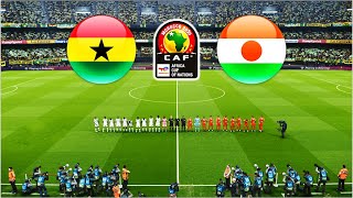 GHANA vs NIGER  AFRICA CUP OF NATIONS 2025 QUALIFIERS [upl. by Merwin]