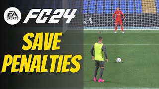 FC 24 How to Save Penalties in EA Sports FC 24  Penalty Shots [upl. by Auqinahc476]