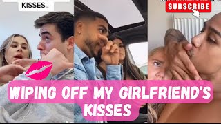 Wiping Off My Girlfriends Kisses Her Reaction 2022 PART 1  TikTok Compilation [upl. by Assirolc]