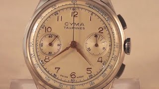 Chrono Cyma Tavannes CalVenus 175 anni 50 [upl. by Deedahs715]