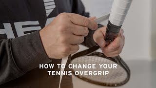 How to change Your Tennis Overgrip  HEAD [upl. by Wat]