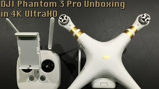 DJI Phantom 3 Professional Unboxing in 4K UltraHD [upl. by Oinesra330]