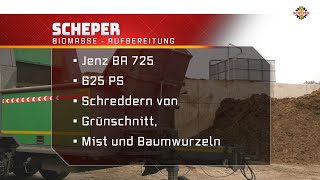 Biomasse Aufbereitung  Jenz BA 725  Schredder [upl. by Eeniffar643]