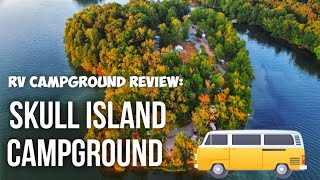 RV Campground Review Skull Island Campground Harrison Tennessee SNAKE IN KAYAK [upl. by Ymmij]