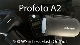 Profoto A2 has less output then A1 series I tested 3 times [upl. by Mairhpe]