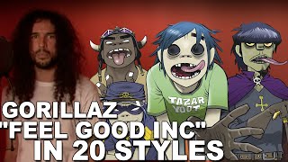 Gorillaz  Feel Good Inc  Ten Second Songs 20 Style Cover [upl. by Enyawd]