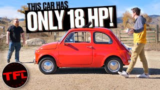 The Fiat 500 Is The Slowest Car Ive Ever Driven Lets Take It On a US Highway [upl. by Nikolaus]