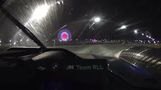 2024 DAYTONA 24H  BMW M Hybrid V8 GTP 25  Onboard at night  IMSA [upl. by Rolfe469]