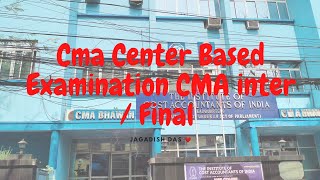 My 1st Vlog CMA Intermediate Examination Centre Based  ICMAI  CMA [upl. by Iyre]