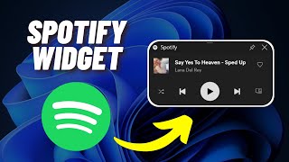 How To Add Spotify Widget On Windows 11 [upl. by Ssew]