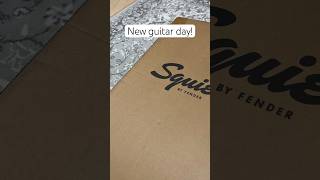 New Guitar Day Squier Sonic Mustang Unboxing [upl. by Erreid]