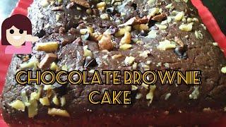 Chocolate Brownie Cake Brownie Cake without Oven and Egg [upl. by Solrac]