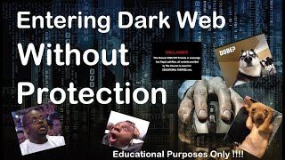 Entering The Dark Web Without Any Protection  The Cyber Infinity [upl. by Neitsirk]