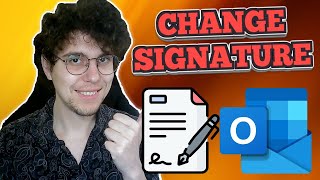 How To Change Signature On Outlook Office 365 [upl. by Draude757]