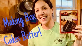 The secret to making box cake mix WAY better [upl. by Antin]