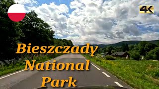 Driving in Bieszczady National Park  Poland  Zahoczewie  Wołosate  summer 2024  4K [upl. by Farrish536]