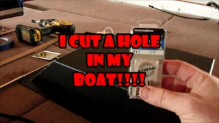 HOW TO Champion Boats Recessed Trolling Motor Install [upl. by Llenna914]